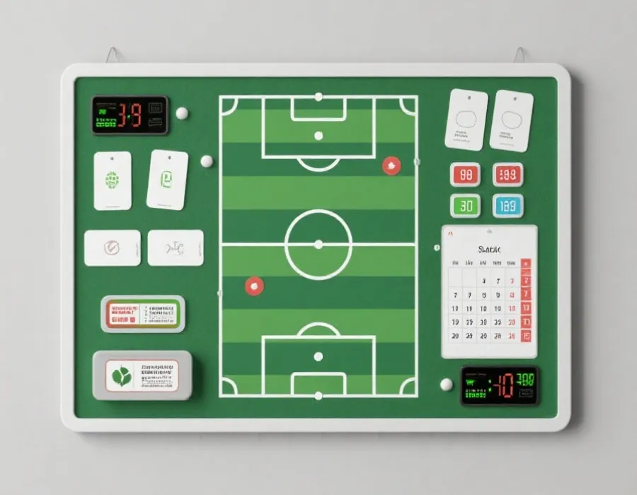 赛事工具与数据整理概念示意图