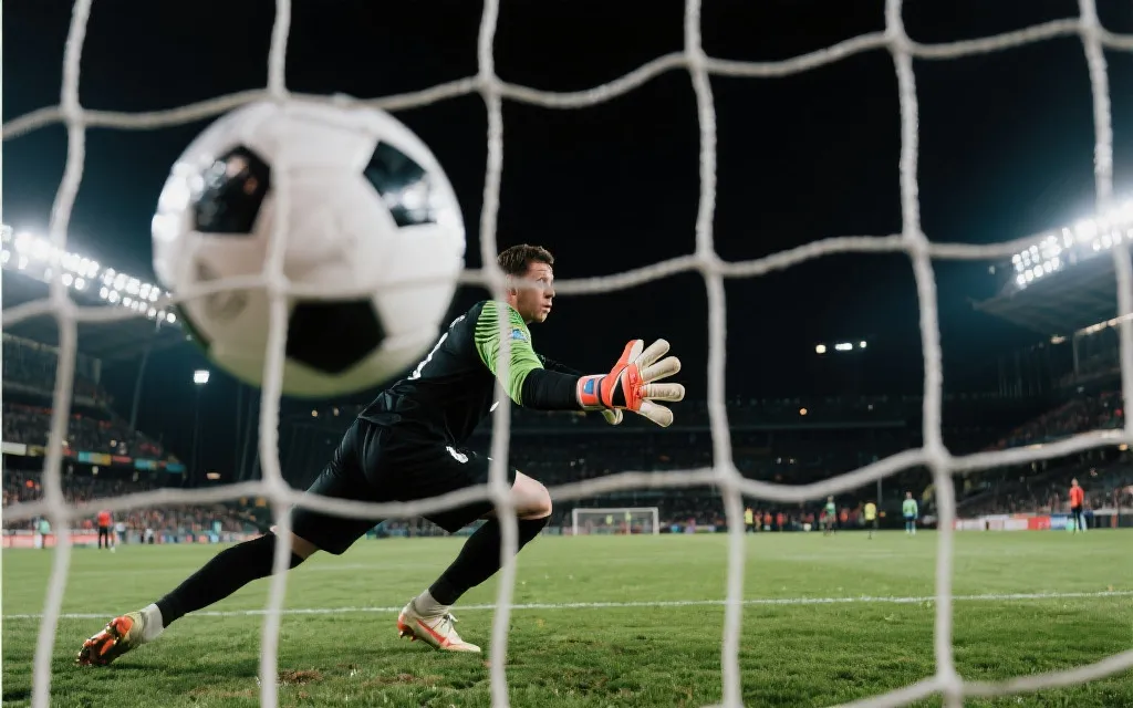 门将扑救瞬间：点球大战前的凝视与球网前的张力